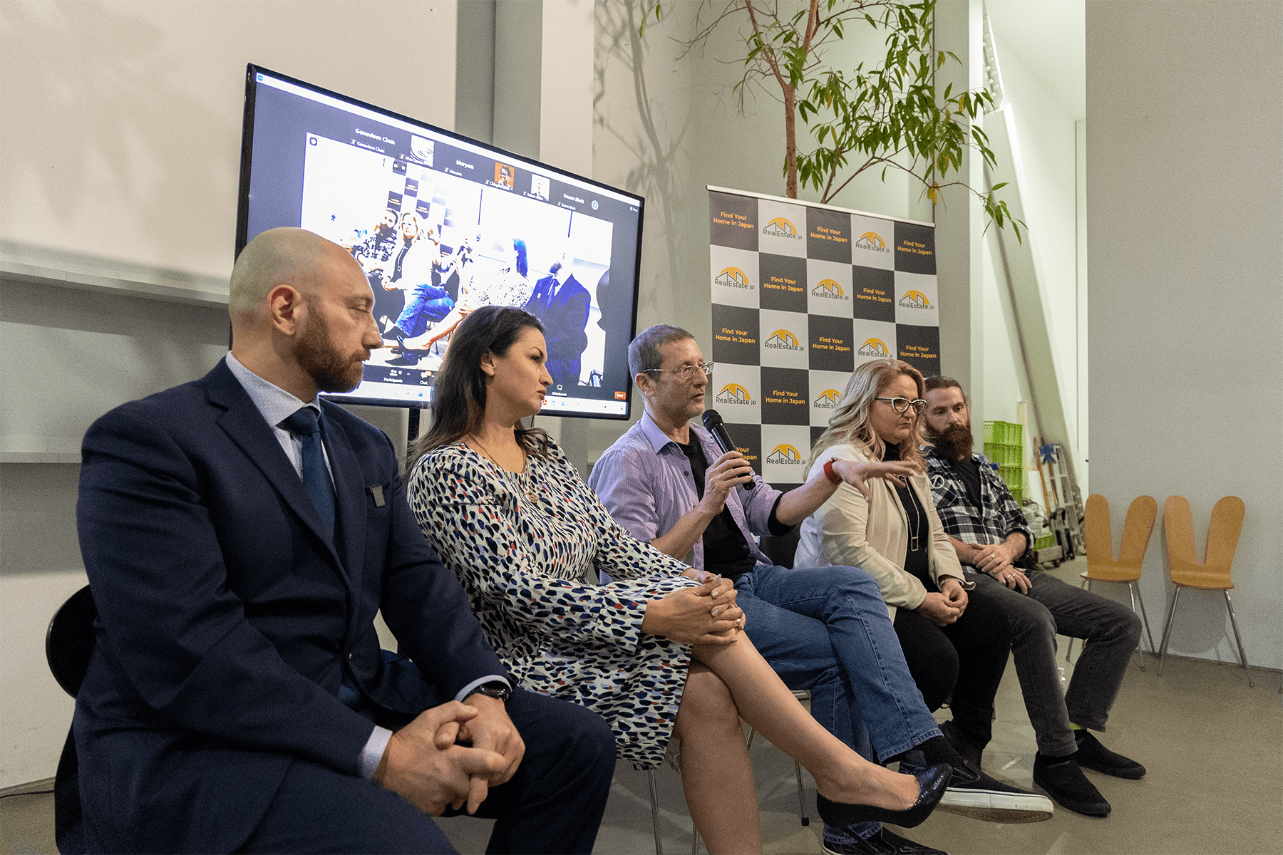 Speakers panel at the Japan Real Estate Summit Autumn 2024 event in Tokyo